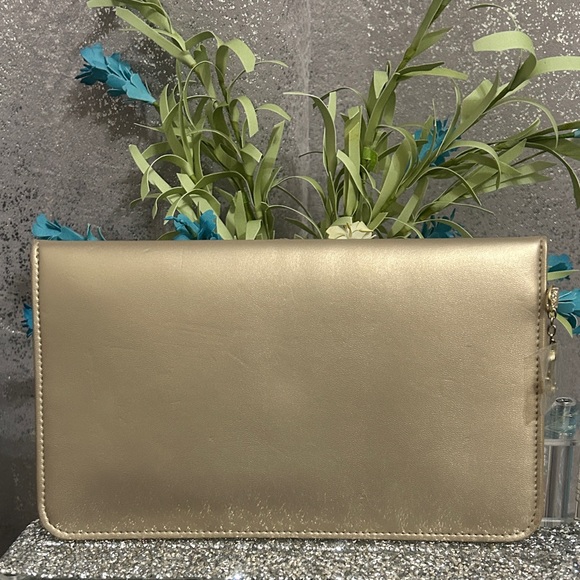 JIMMY CHOO Parfums Gold Glitter Pouch/Clutch - Picture 5 of 7